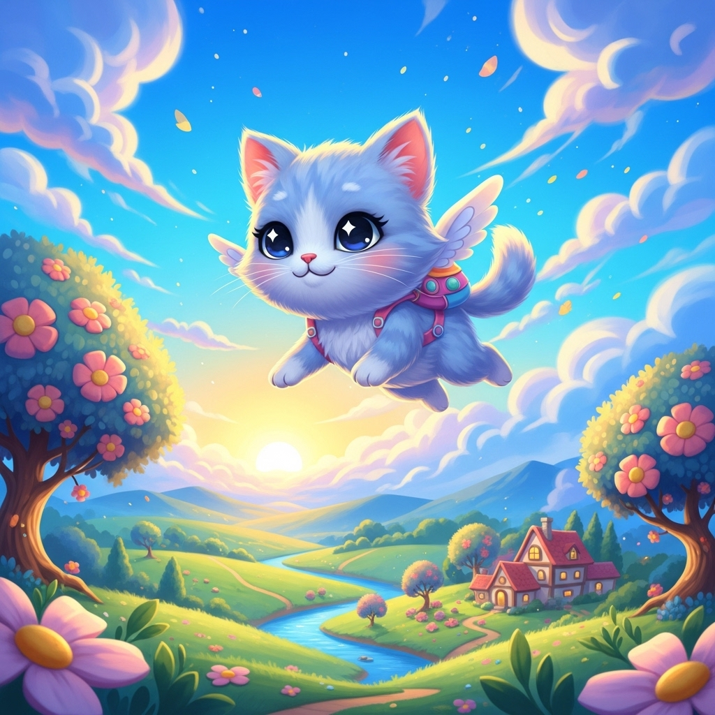 空飛ぶ猫